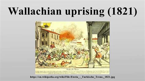 wallachian uprising of 1821.